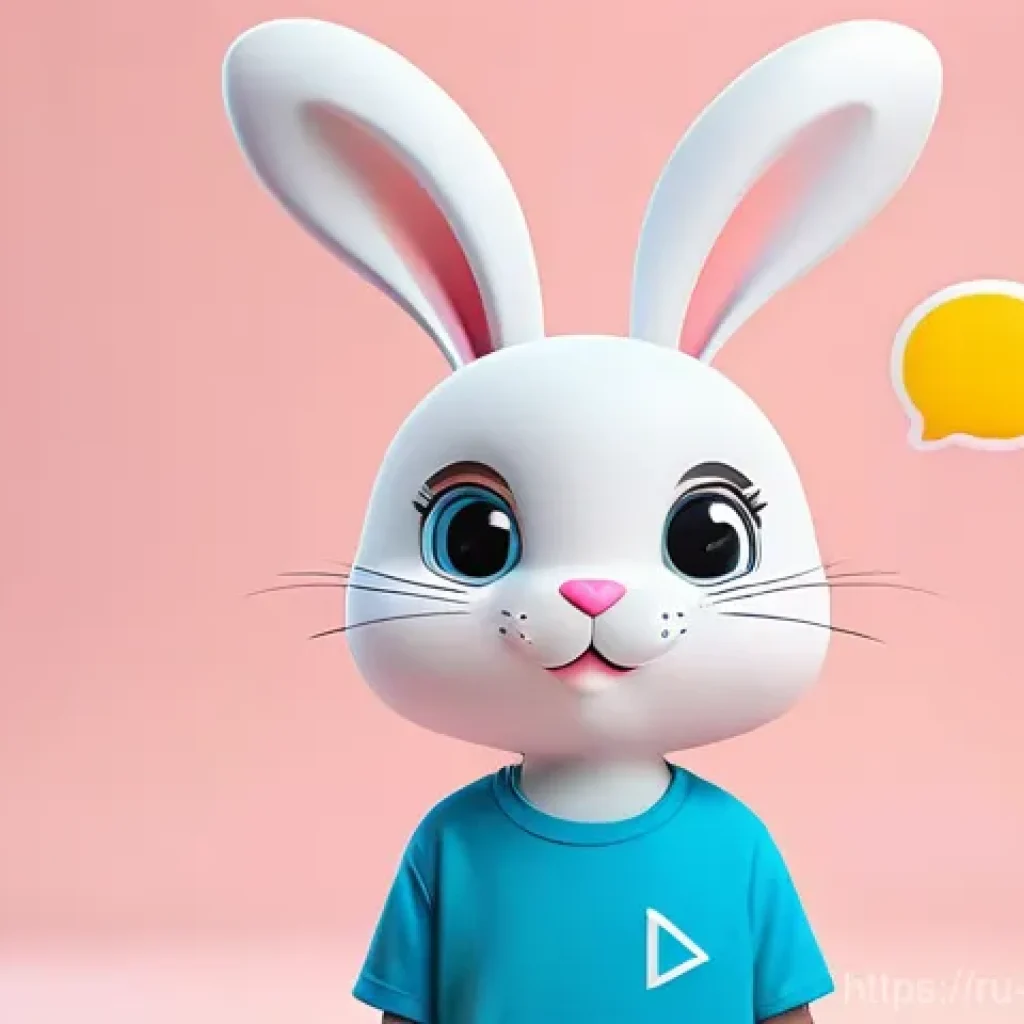 콩지래빗을 활용한 광고 캠페인 - **Prompt 1: A charming and universally appealing Konji Rabbit character, depicted in a modern, vibra...